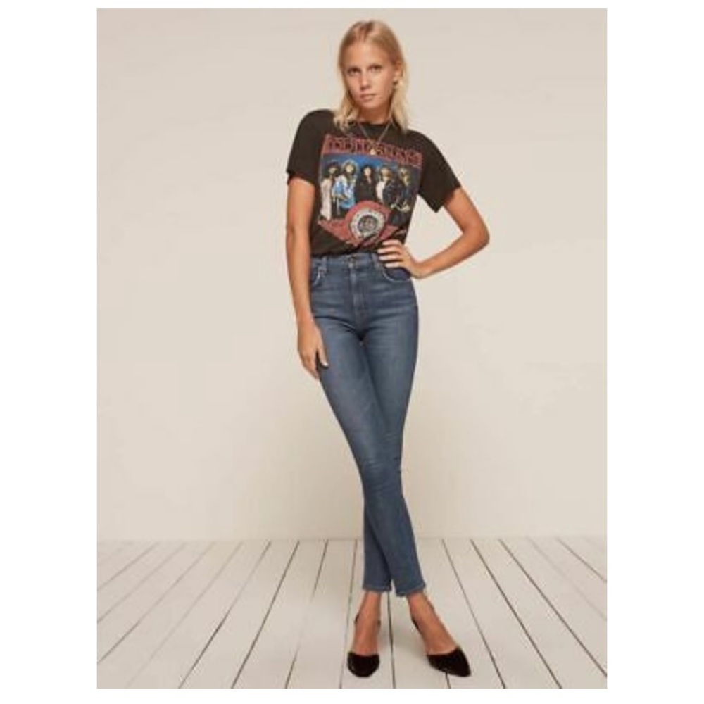 Reformation High & Skinny Jeans in Rhine